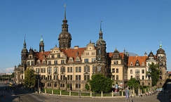 Residenzschloss Dresden vom Zwinger