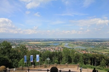 Aussicht vom Kaiser Wilhelm Denkmal in Porta Westfalica