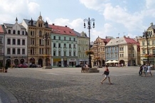 Benešovo náměstí square in Liberec