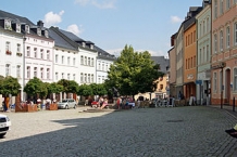 Südlicher Teil des Marktes in Bad Lobenstein.
