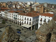 Plaza Mayor de Cáceres vista desde la Torre Bujaco