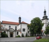 Kostel svatého Jakuba Většího v areálu Zbraslavského zámku