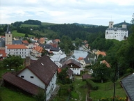 Castle and city of Rožmberk nad Vltavou