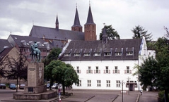 Kleve, Stiftskirche und Friedrich Wilhelm