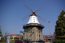 Kappeln, die Mühle ist das Wahrzeichen des Ortes
