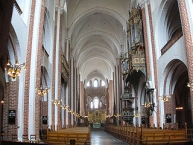 Interior of Roskilde cathedral