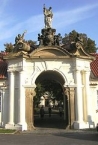Main entrance of Břevnov Monastery