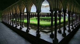 Abbey of Mont-Saint-Michel, the cloister
