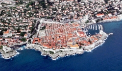 Dubrovnik from the aeroplane