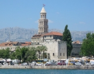 The Diocletian Palace in the city of Split