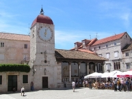 Clock tower in Trogir
