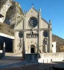 Front of the cathedral in Gemona