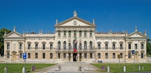 The main facade of the Villa Pisani, Stra