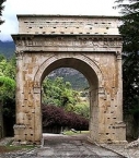 The Roman arch of Susa