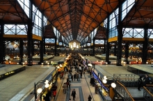 Great Market Hall in Budapest.