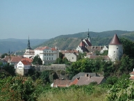 Blick von Osten auf die Altstadt von Krems