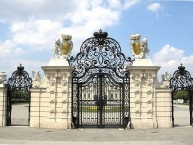 Belvedere palace in Vienna, main entrance
