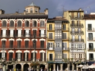 Facades in Pamplona