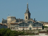 City hall of Angoulême and indoor market