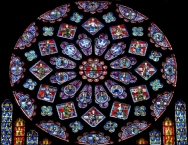 Cathédrale de Chartres - Transept Nord - Rose
