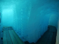 Inside the Rhône Glacier