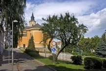 Sátoraljaújhely - Heroesʹ Square and St Stephenʹs Church