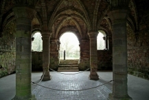 Buildwas Abbey, remains of the Chapter House
