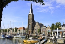 Harlingen, Zuiderhaven and Sint-Michaelkerk