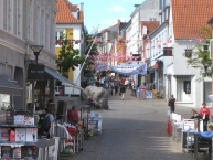 Aabenraa, pedestrian street Storegade (Strøget)