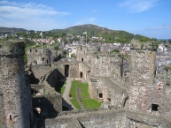 Conwy Castle from one of the towers