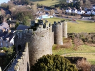 Conwy Town Walls, the south western section