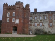 Facade of Bishopʹs Palace, Farnham Castle