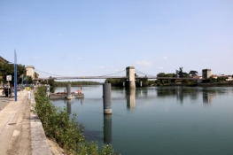 Rhône-Brücke bei Andance