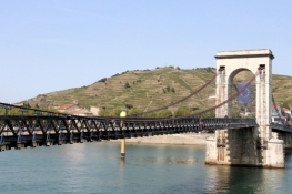 Rhône-Brücke bei Tournon-sur-Rhône