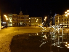 Moderne kunst på rådhuspladsen/Contemporary art on the town hall square