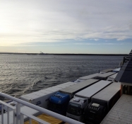 Ombord på MS Athena Seaways på vej til Klaipeda/On board the ferry from Sweden to Lithuania
