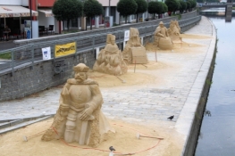 Písek, Kunst aus Sand