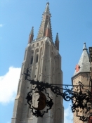 Vor Frue Kirkes tårn, verdens næsthøjeste murstensbygning/The worldʹs second hightest brick building