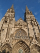Den delvist normanniske domkirke i Bayeux/The partly Norman cathedral of Bayeux