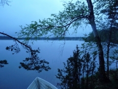 Stilhed ved Kirakanjärvi-søen/Silence reigns at the shores of lake Kirakanjärvi