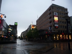 Mørket falder på over centrum/Dusk in the city centre