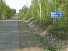 Grusvejen fra Rauduskylä til Pokka/The gravel road from Rauduskylä to Pokka