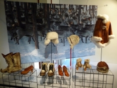 Der var en særudstilling om rensdyr-mode/Temporal exhibition of reindeer fashion