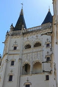 Nantes, Château des ducs de Bretagne, Detail am Grand Logis