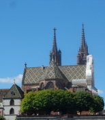Domkirken set fra den anden Rhinside/The cathedral seen from the other side of the Rhine