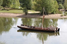 Boot auf der Loire
