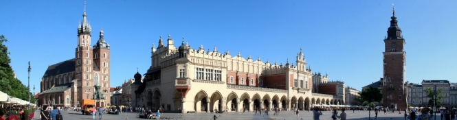 Marktplatz in Krakau