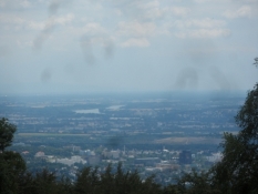 Udsigt over Wiesbaden og Rhinen mod syd/View over Wiesbaden and the Rhine to the South