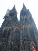 Her er den så: Kölns domkirke med de mægtige tårne/Cologne cathedral with its massive towers