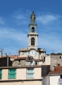 Sète, church in the old town